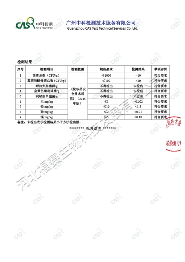 重金屬檢測